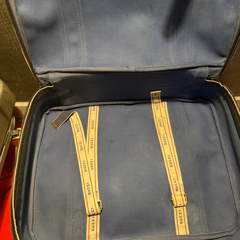 VINTAGE RARE GUCCI LUGAGE SUITCASE TRAVEL - Picture 3 of 10